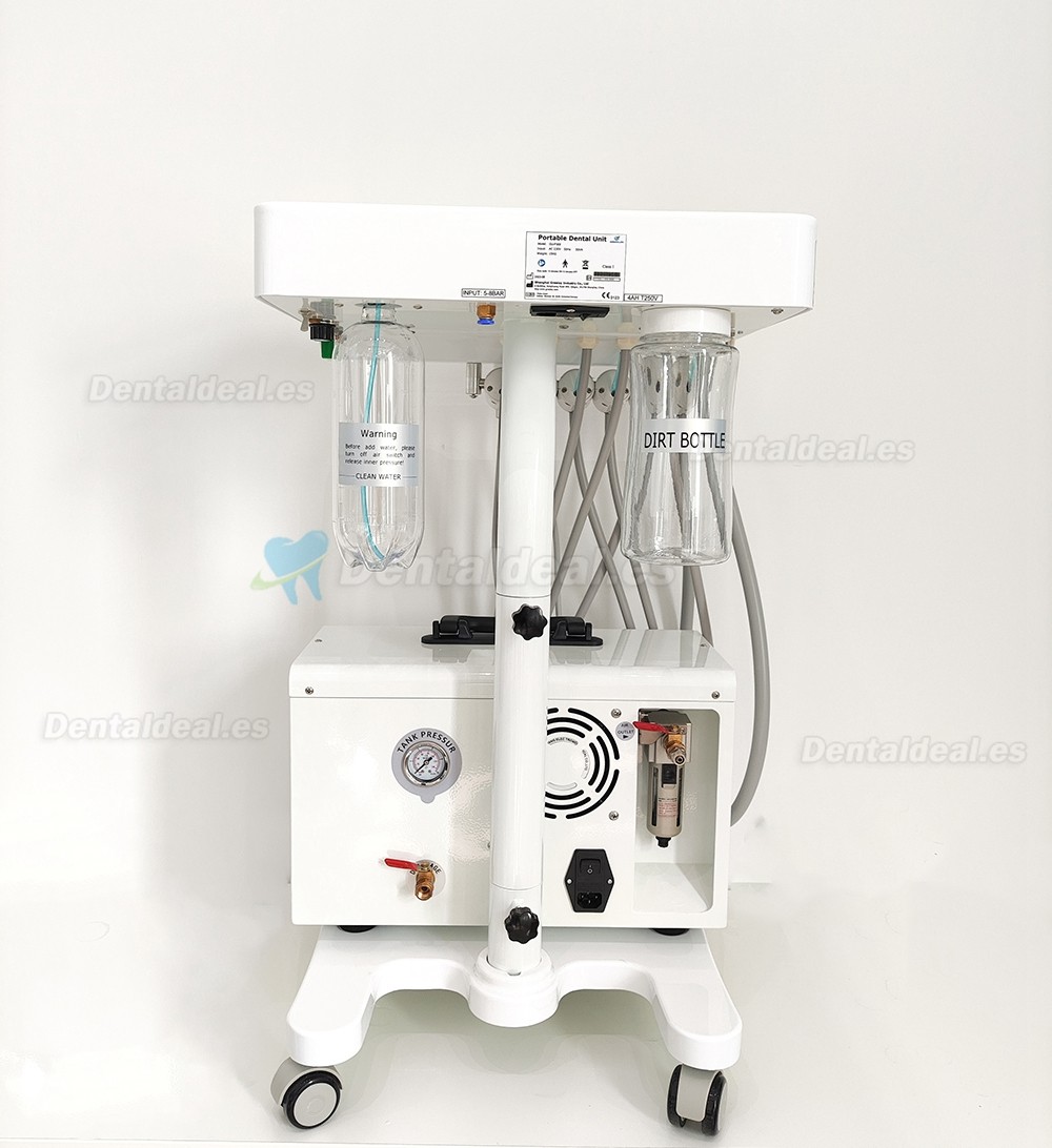 Greeloy GU-P302 Sistema de carro de entrega dental móvil con compresor GU-P300